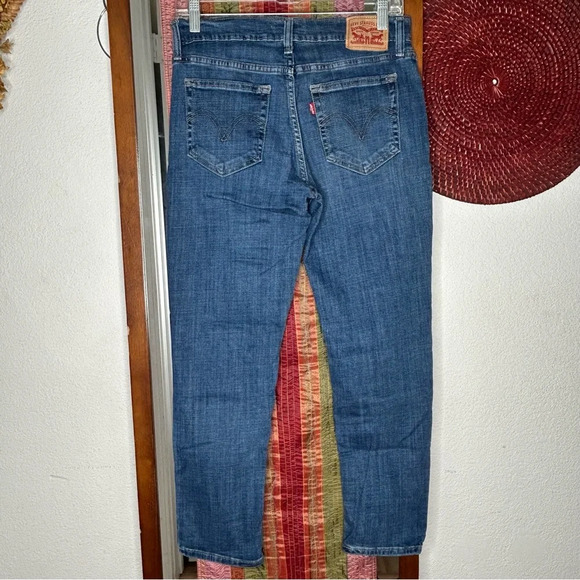 Levi’s Boyfriend Destruction Tapered Leg Ankle Jeans size 27 - Picture 6 of 6